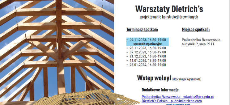 Warsztaty Dietrich’s projektowanie konstrukcji drewnianych